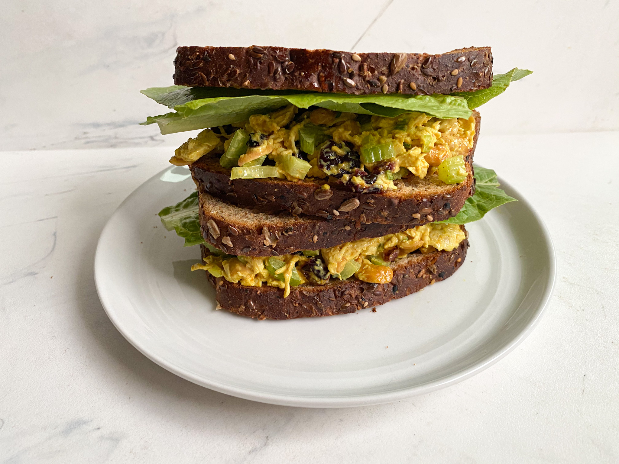 Curry Chicken Salad Sandwiches