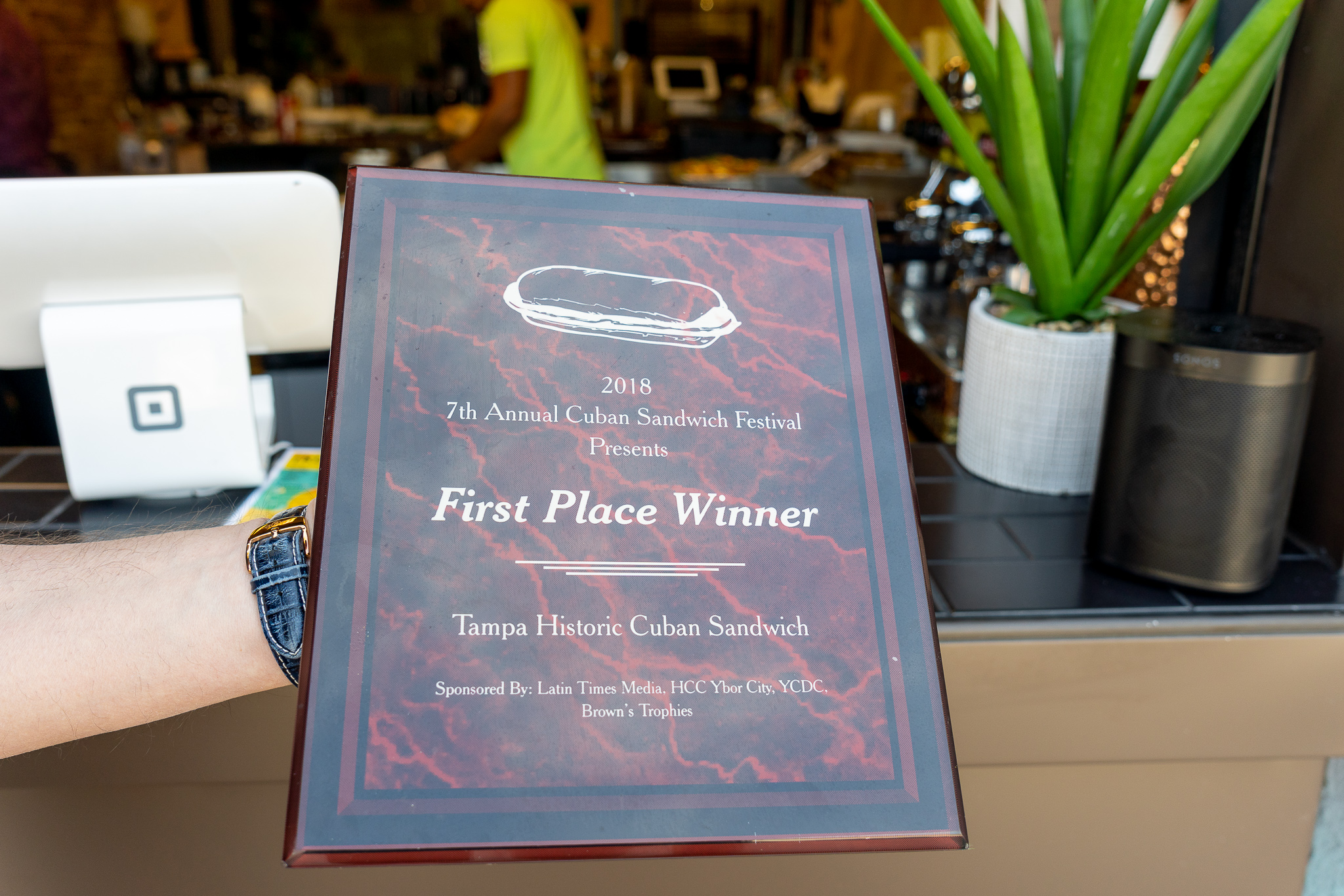 Kuba Cocina First Place Cuban Sandwich Award