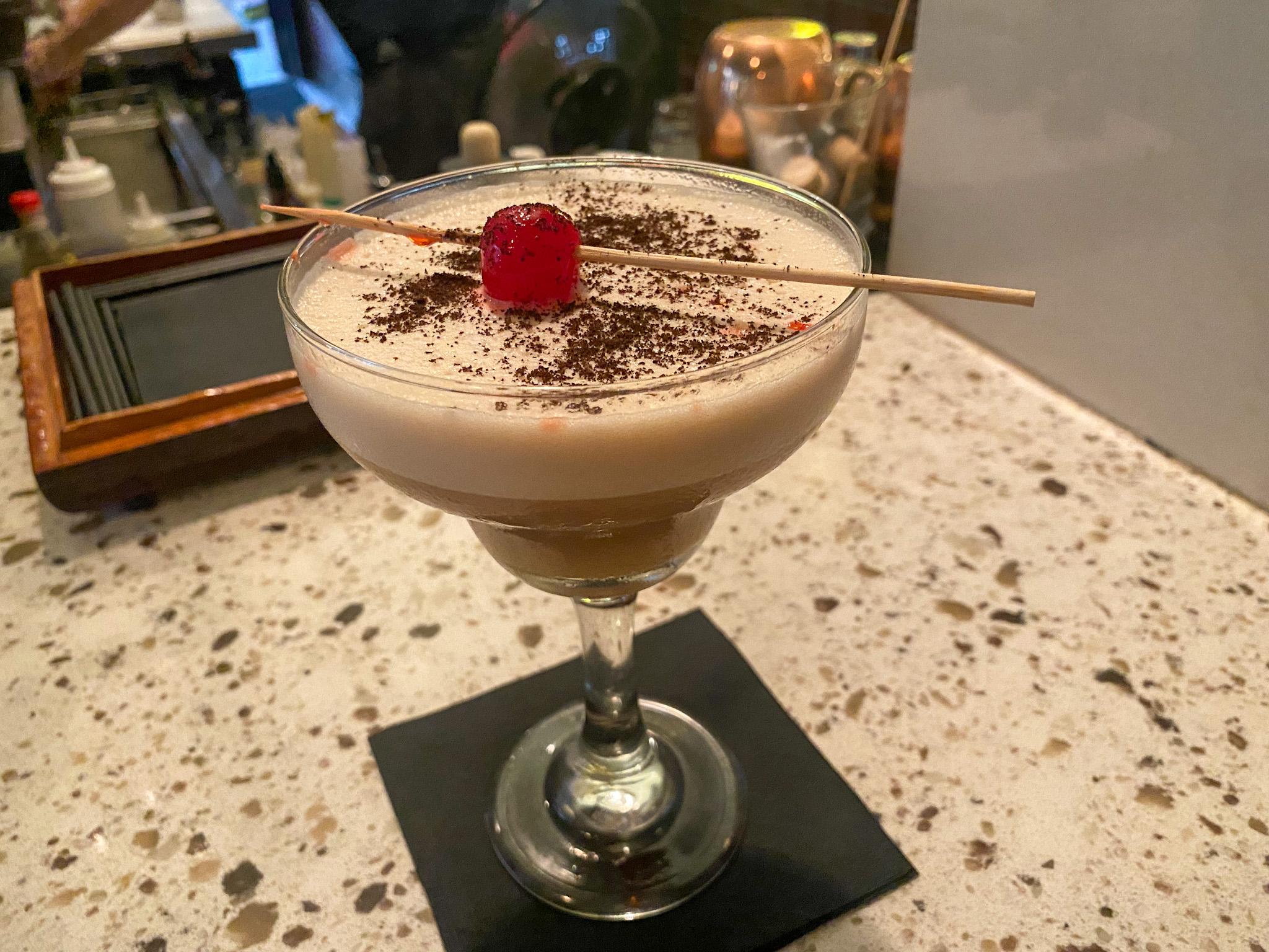 Chocolate Cherry Espresso Martini