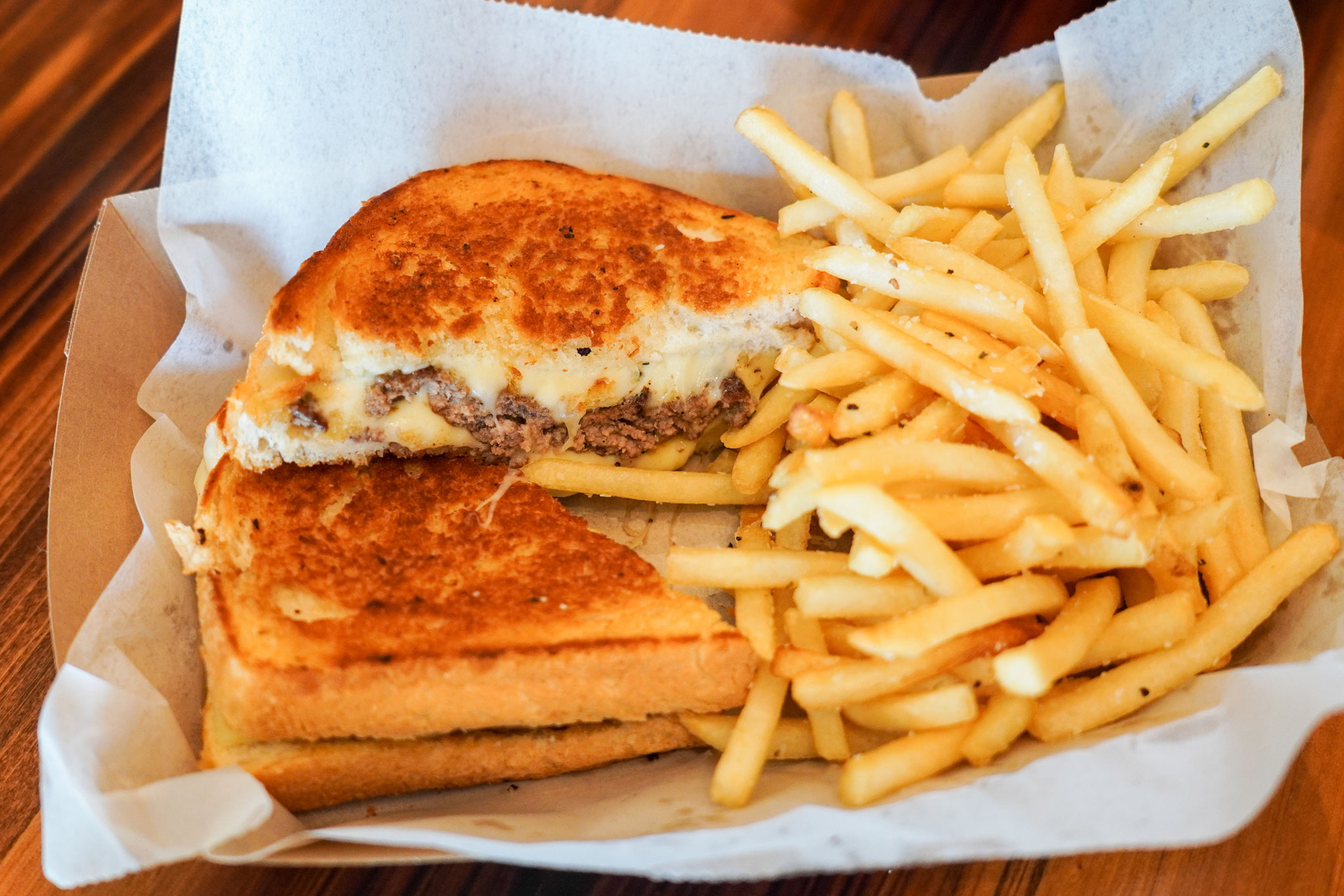 Smashed Burger Melt (Photo by Haley Haman)