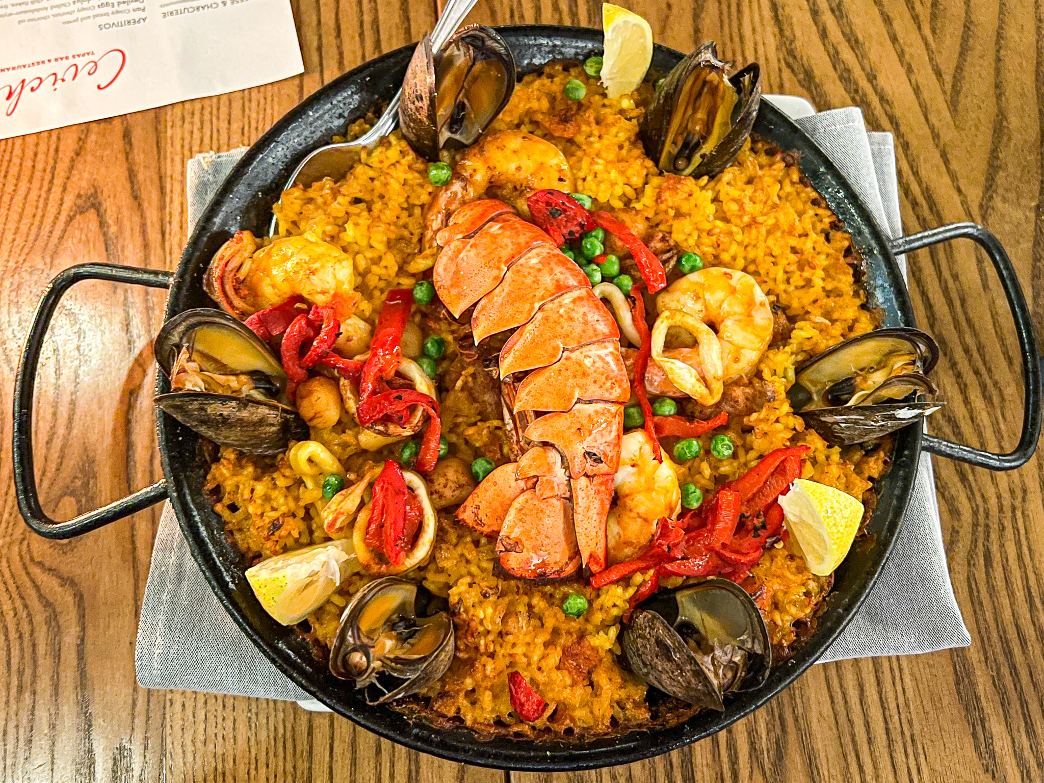 Ceviche Mariscos Paella