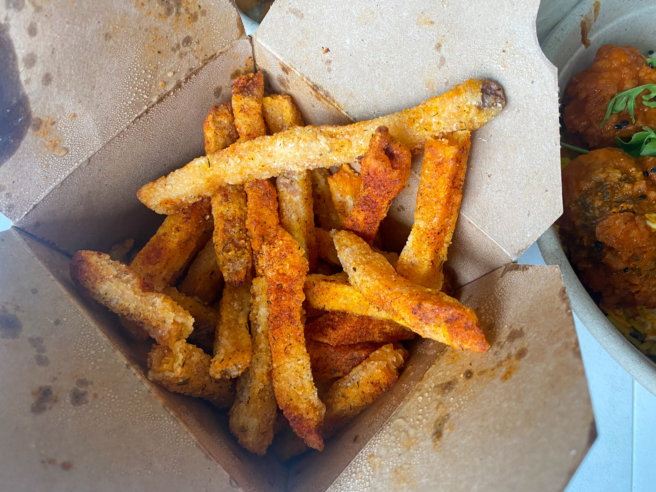 A new item from Freya's - Sweet Potato French Fries