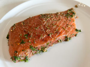 Cured salmon