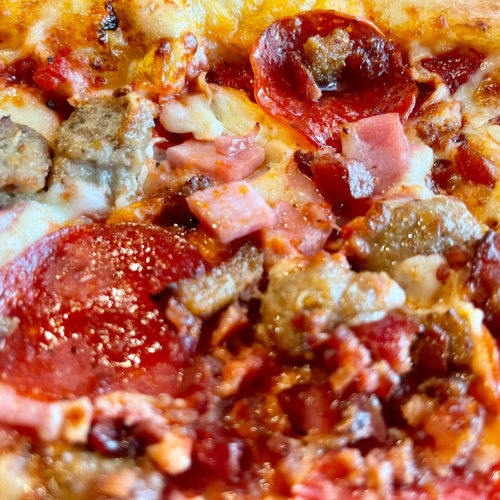 Meat Lovers Pizza Close-Up