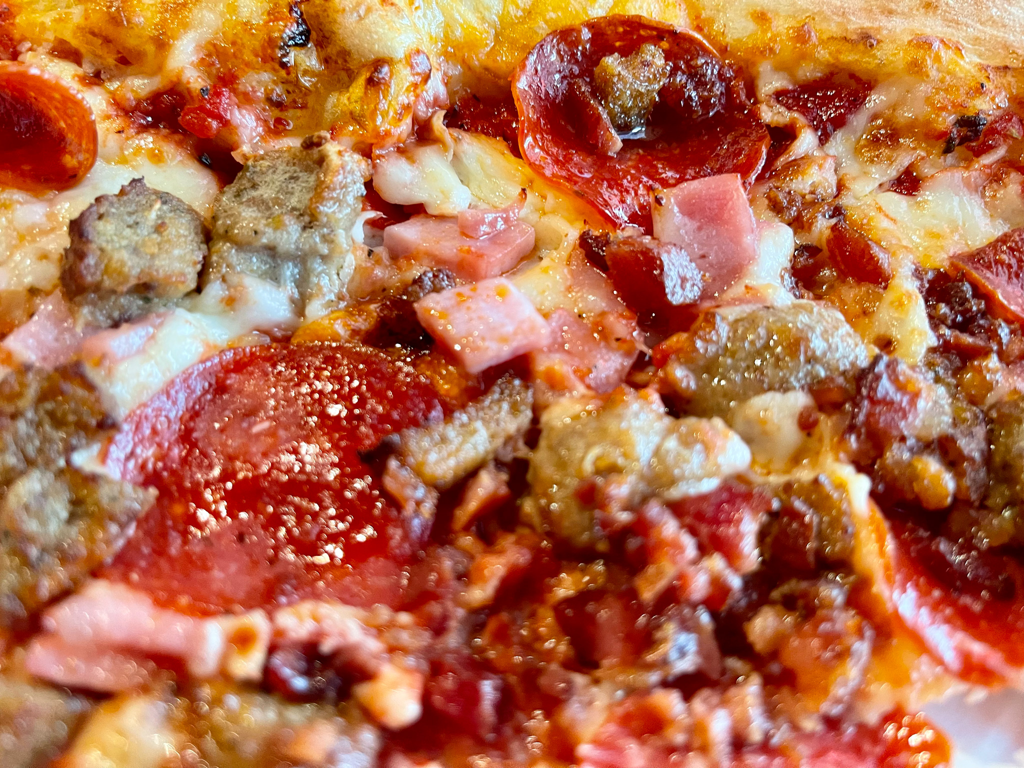 Meat Lovers Pizza Close-Up
