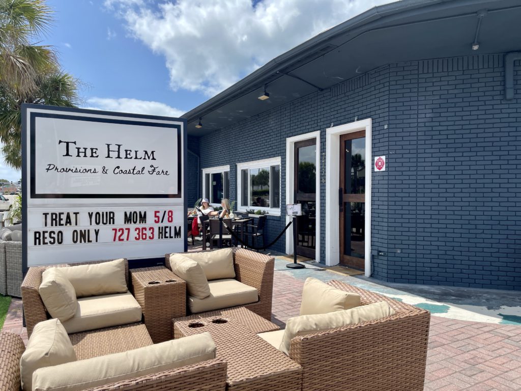 The Helm has Taken The Helm of the St Pete Beach Restaurant Scene