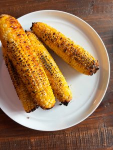 Corn after hitting the grill