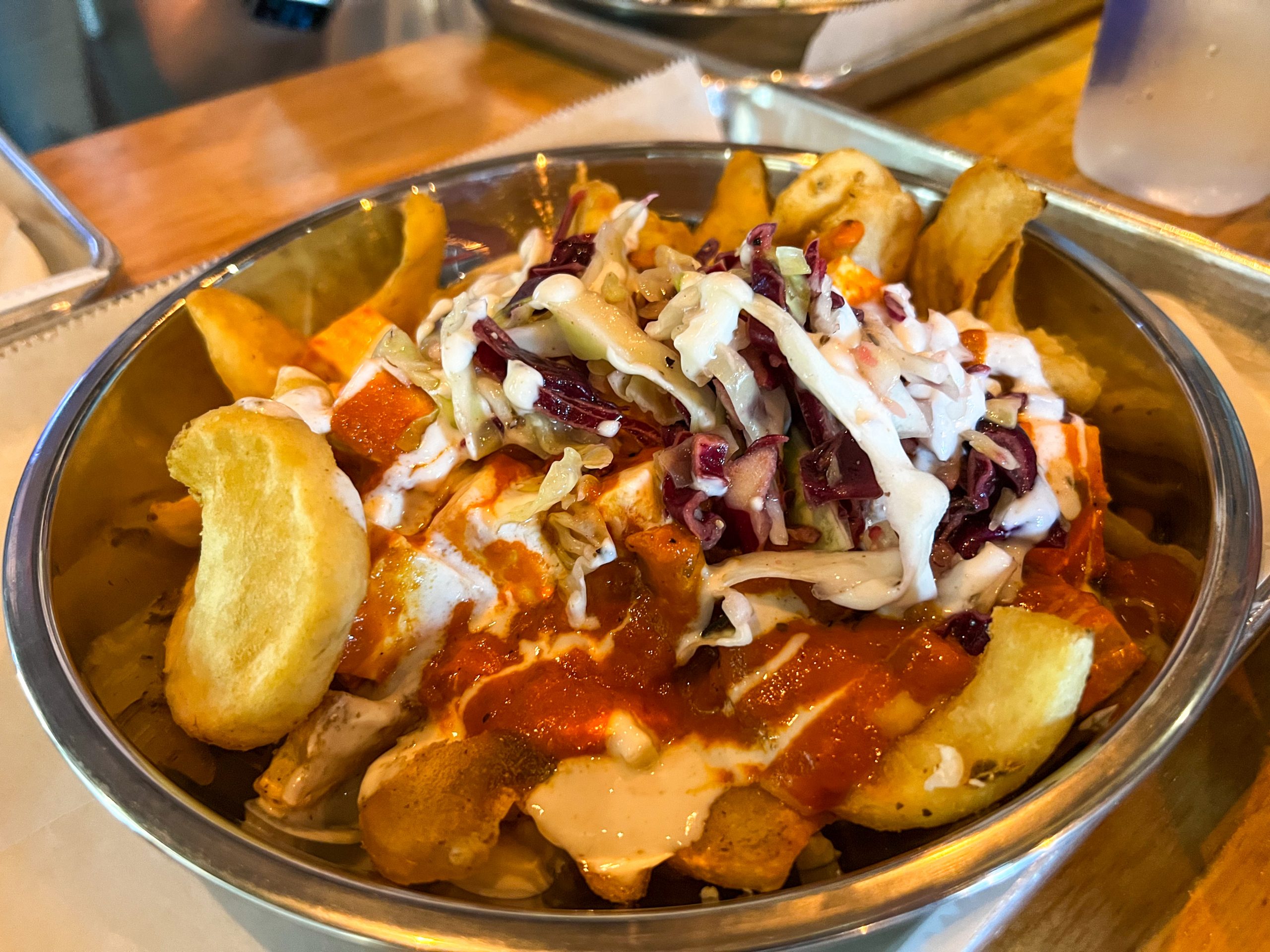 Yogi Fries with the addition of paneer