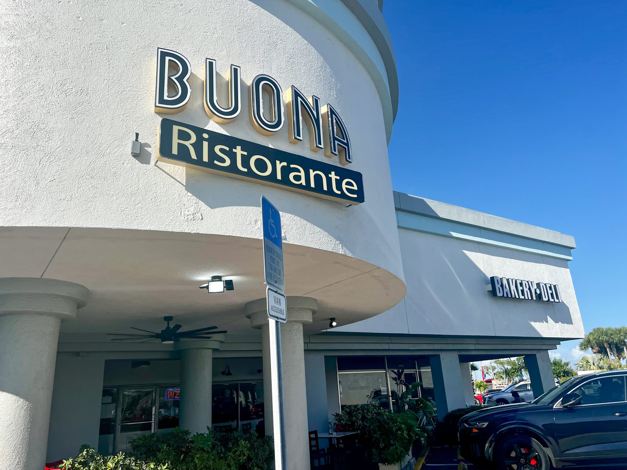 Buona Ristorante located on Gulf Blvd of St. Pete Beach, FL