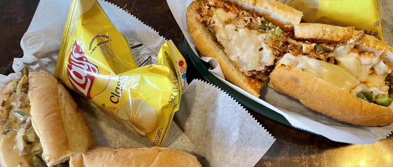 Cheesesteak Company in Brewer’s Tasting Room – A Lucky Find in North St. Pete