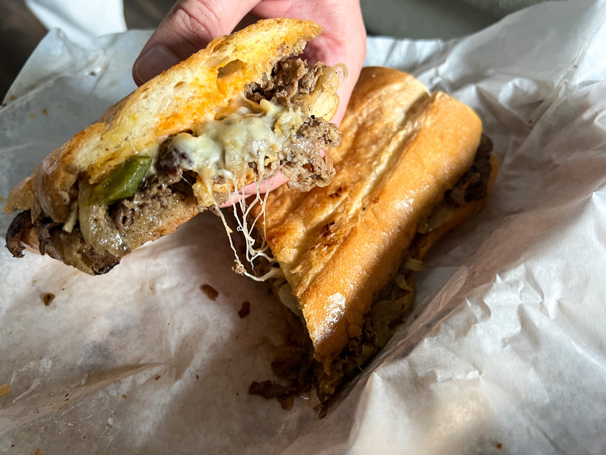 The Tampa Cheese Steak Sandwich