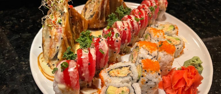 https://stpetersburgfoodies.com/wp-content/uploads/2022/11/Incredible-trio-of-sushi-rolls-Hagover-Sassy-Amiga-Snow-Crab-770x328.jpeg