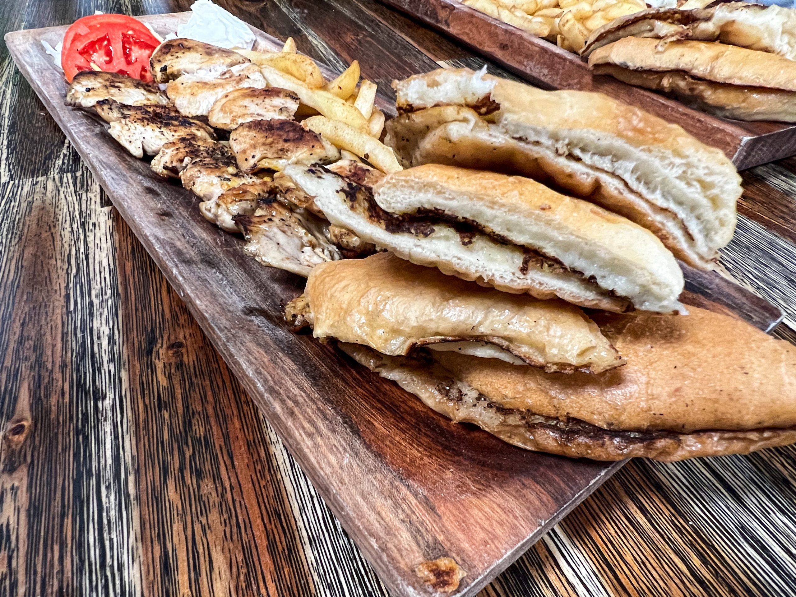 Most everything is served with a delicious traditional pita bread