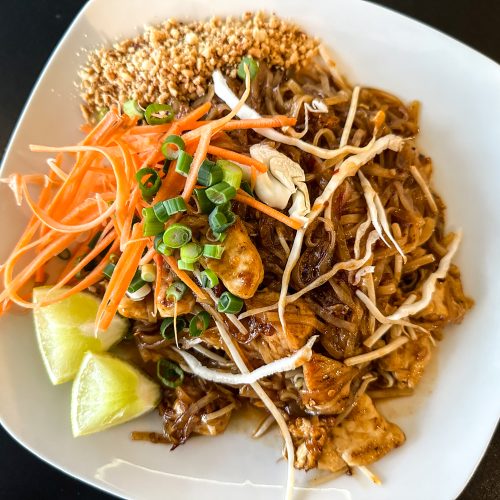 The Pad Thai with chicken