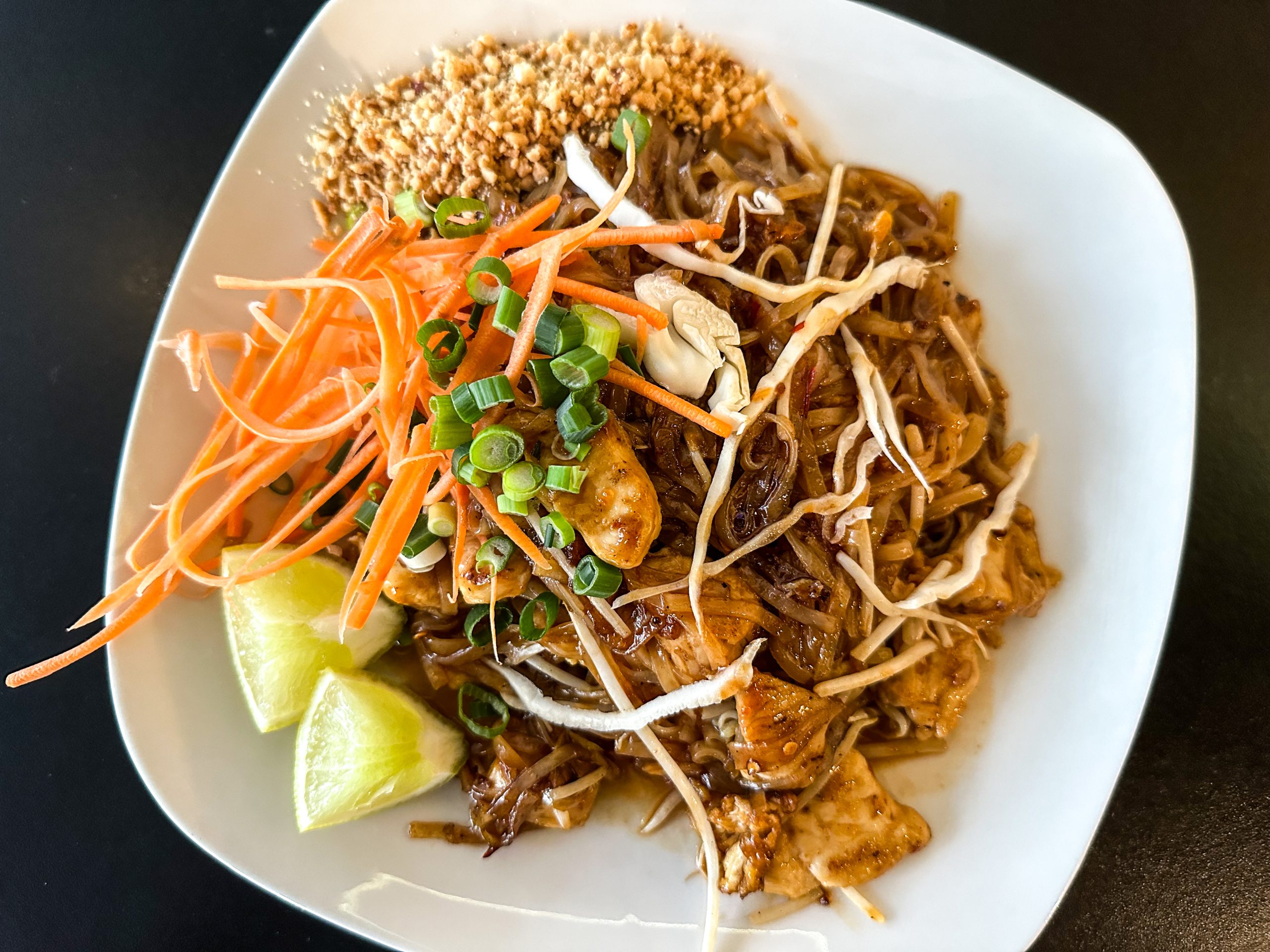 The Pad Thai with chicken