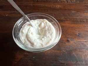 Garlic yogurt sauce