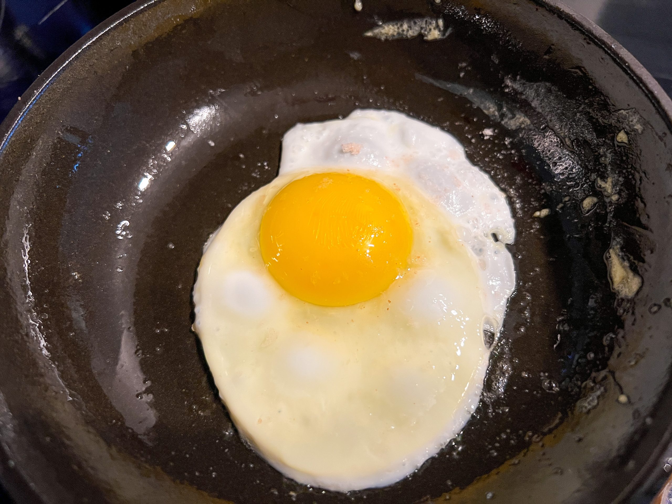 You don't have to scramble your eggs. If you prefer, you can cook them another wide, like sunny side up, over hard, etc.