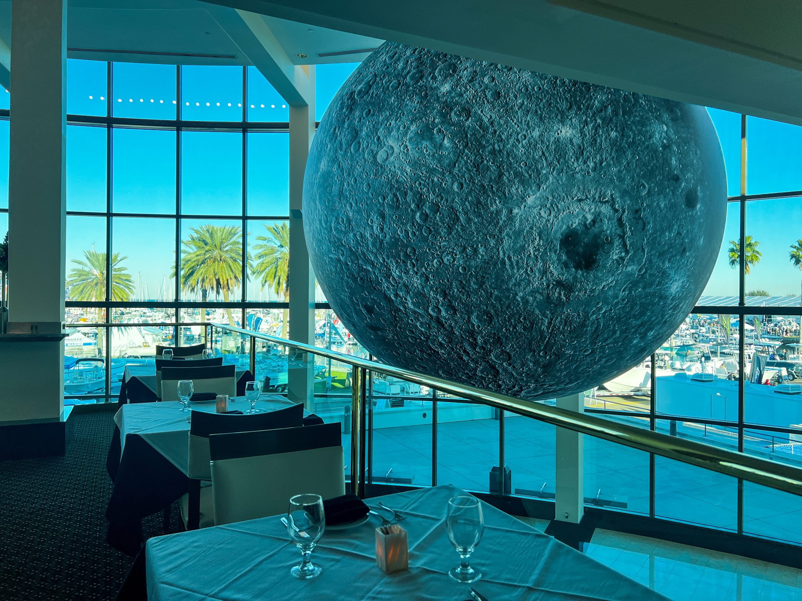 Sonata - View of the Moon installation during the day