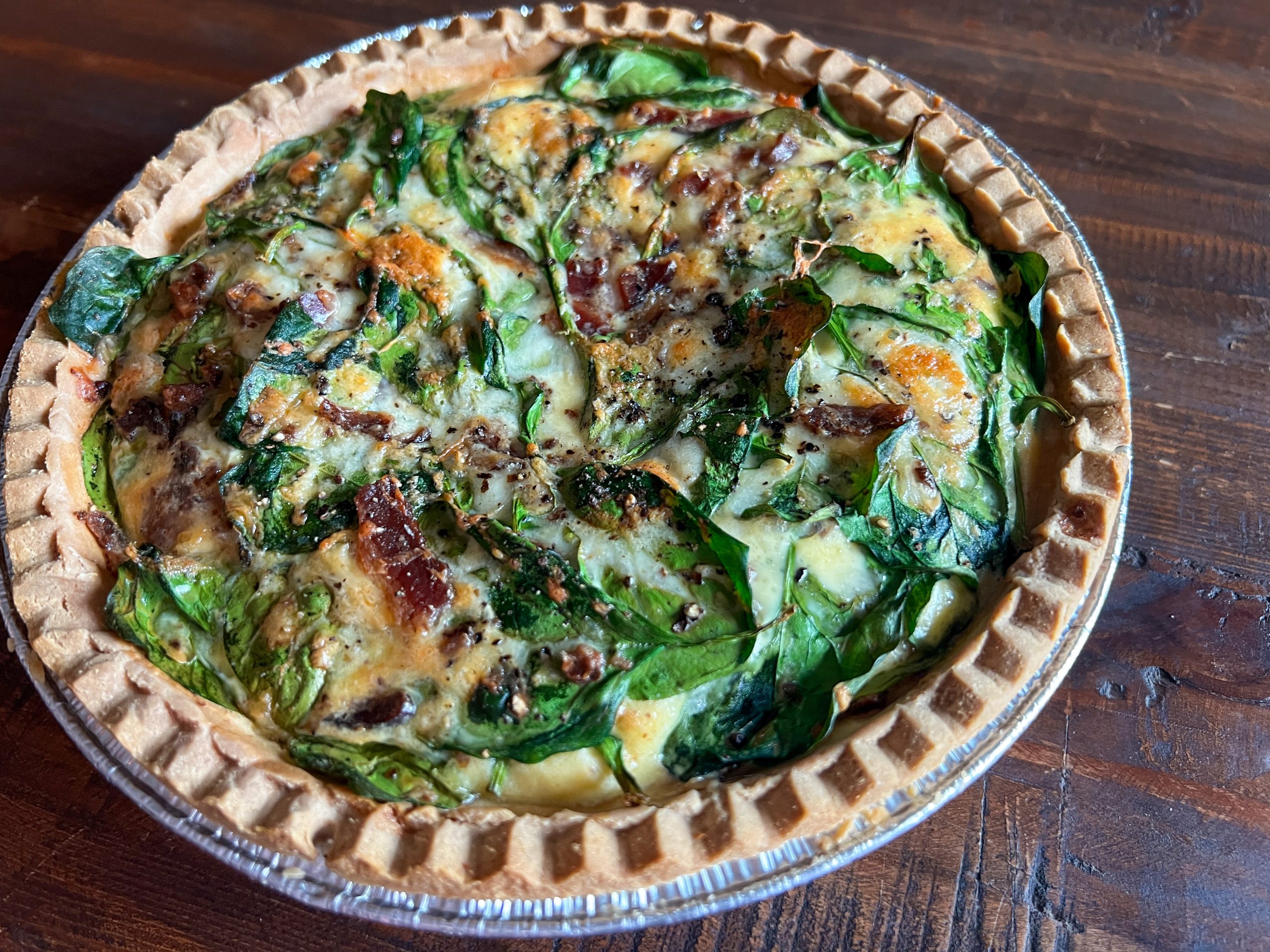 This quiche recipe is the vehicle for any kind of quiche - use any mix-in that you'd like