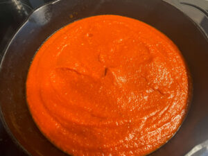 Marinara after blending