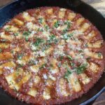 Ricotta & mushroom stuffed rigatoni