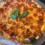 The Classic pizza with mozzarella and tomato sauce with the addition of pepperoni