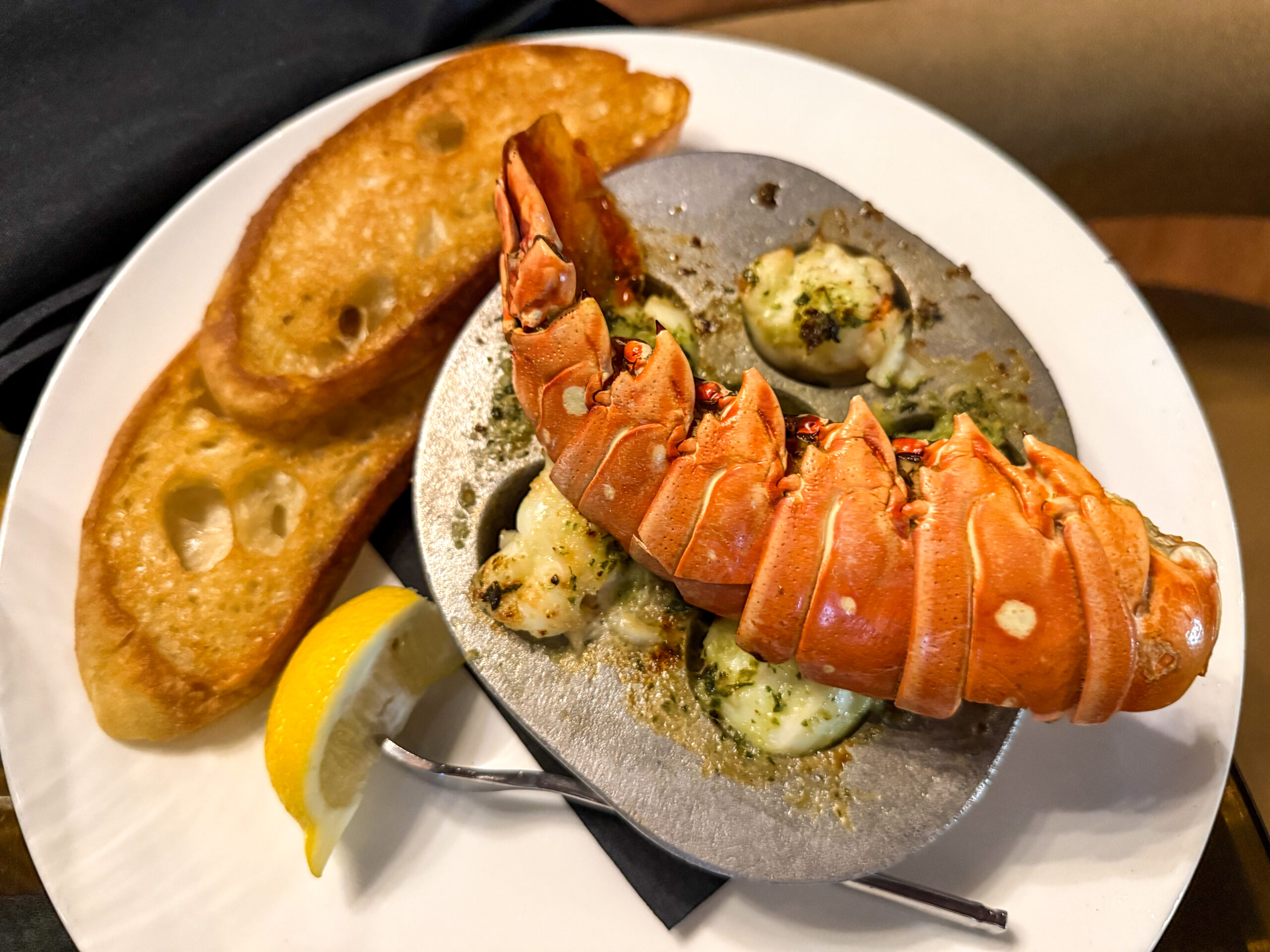 The lobster escargot