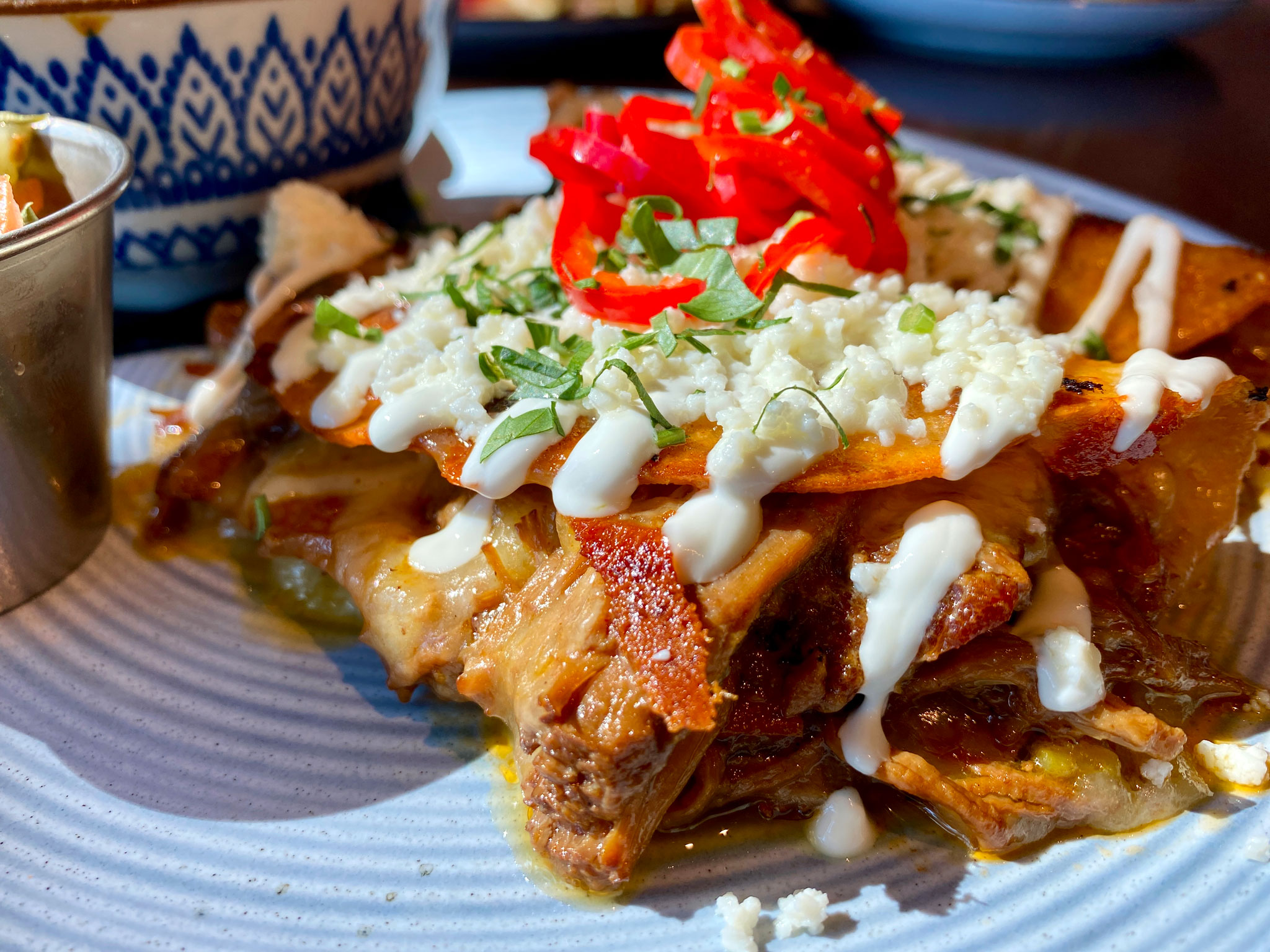 Ropa Vieja Birria Tacos Close-Up