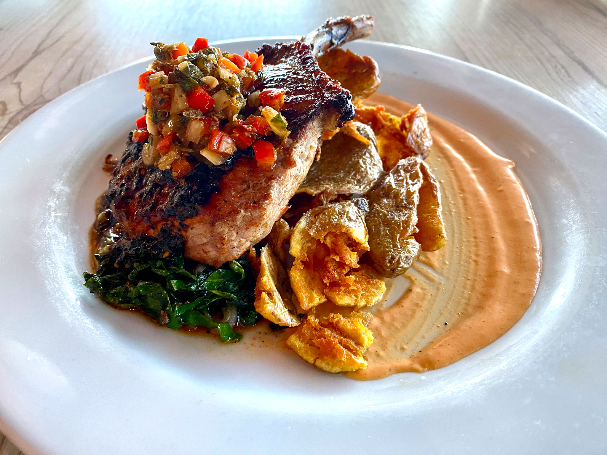 Seared Chili Lime Pork Chop