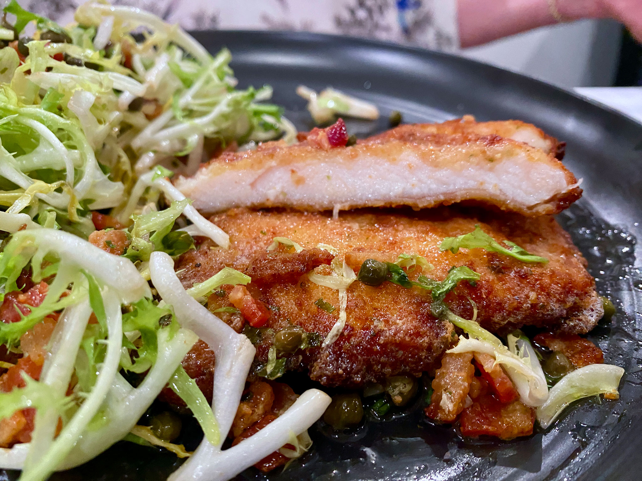 Chicken Paillard Closer look