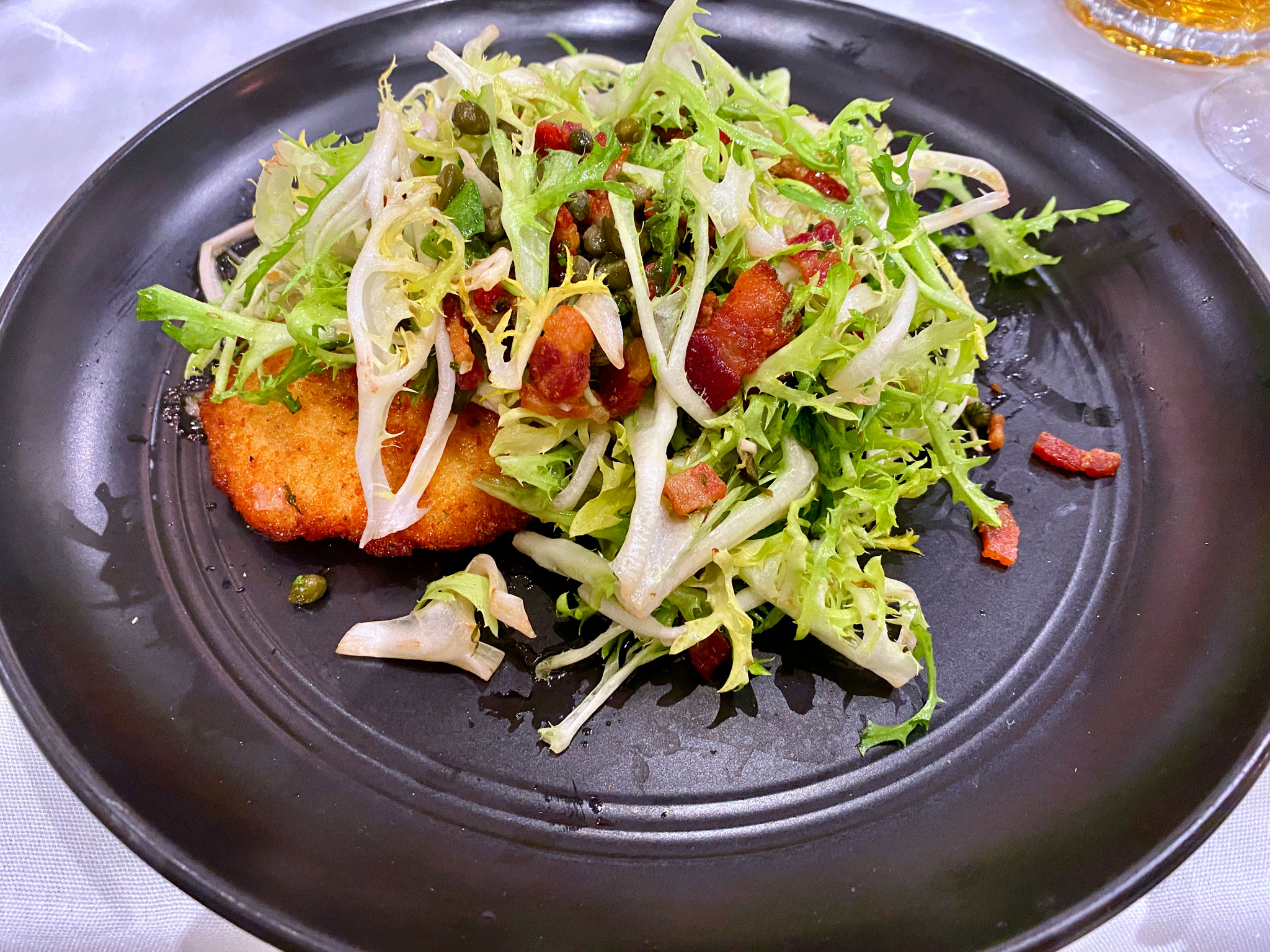 Chicken Paillard as Plated
