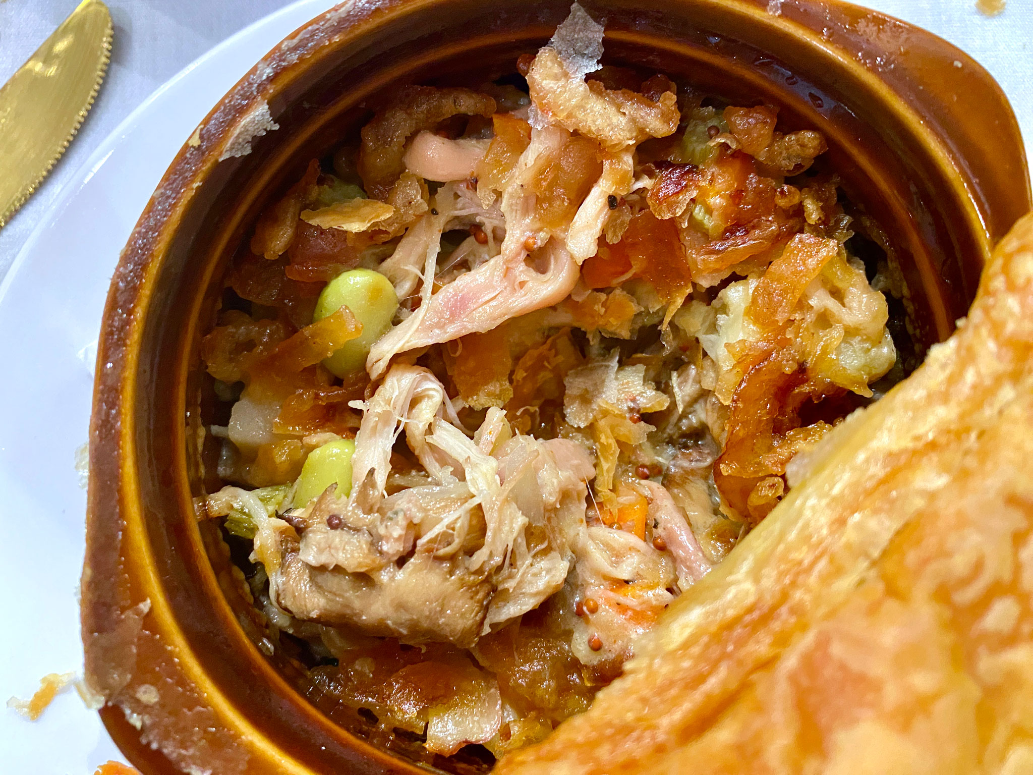 Rabbit Pot Pie - A Look Inside
